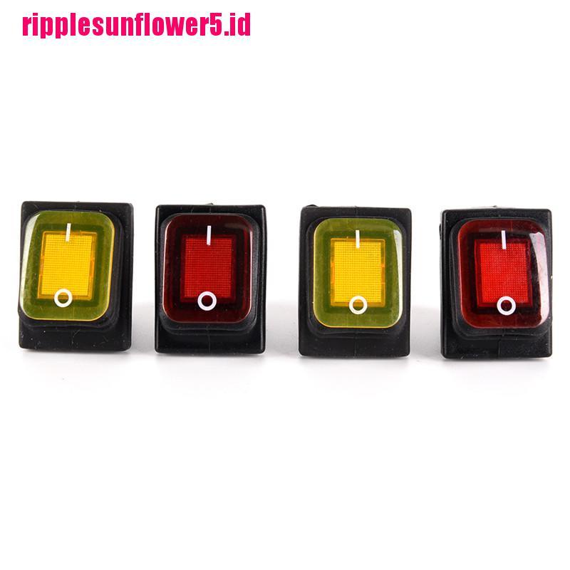 Saklar Toggle Switch On-off 12v 4 Pin Anti Air Dengan Lampu LED Untuk Mobil