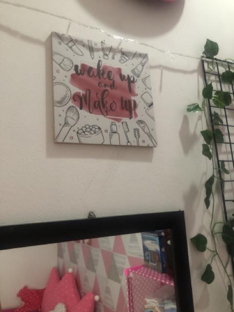Pajangan Hiasan Dinding Kamar Walldecor Poster Make Up - 1pm