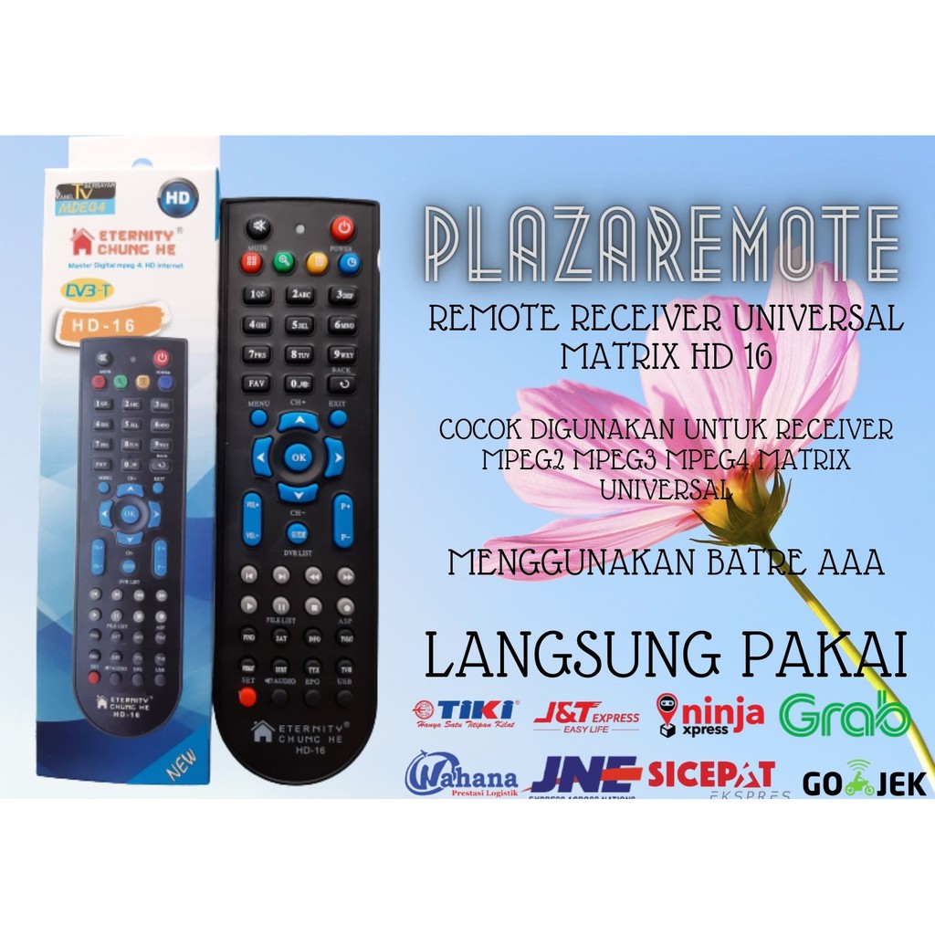 REMOTE MULTI RECEIVER PARABOLA HD MP4 HD