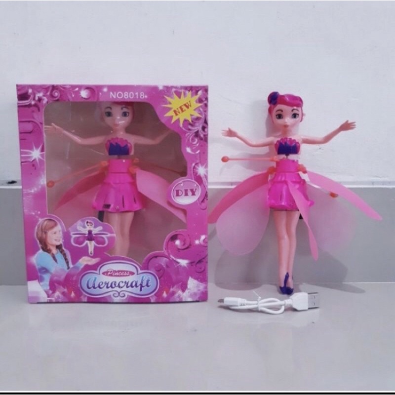 Mainan Anak Perempuan Aerocraft Princess Peri Terbang /Boneka Terbang