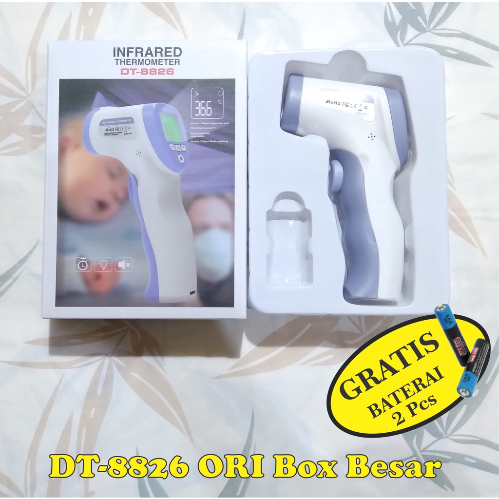 Thermometer Infrared ThermoGun Thermo Tembak Termo Non Contact