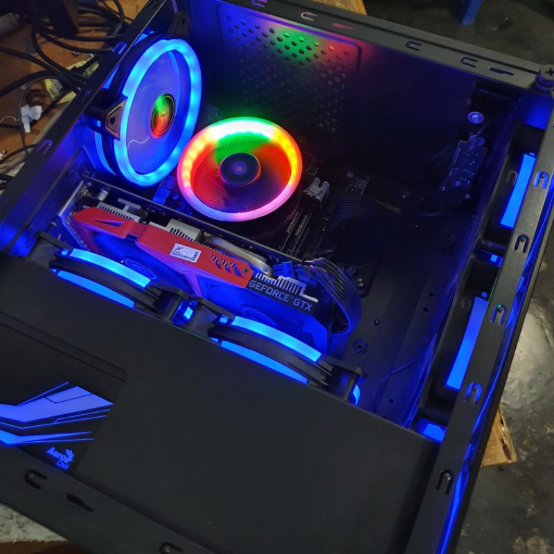 CPU | PC Rakitan Gaming H310M pro-vh | i5 9400F | SSD | gtx 1650 | Ram 16gb | Hdd 1tb SSD 128gb Vga Gtx 4gb ddr6