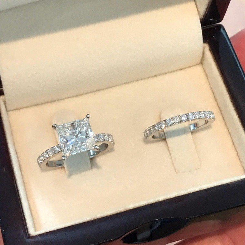 925 Silver Diamond Ring