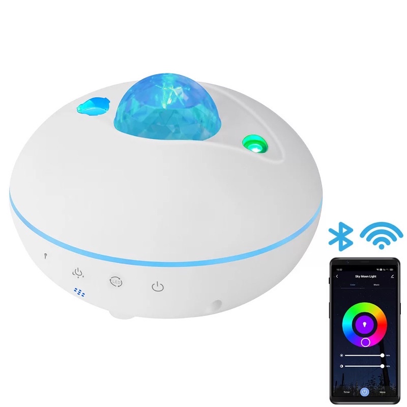 Smatrul Projector Sky Night Light Star Moon Tuya Smart Home Colorful Water Wave Star Projector WiFi 