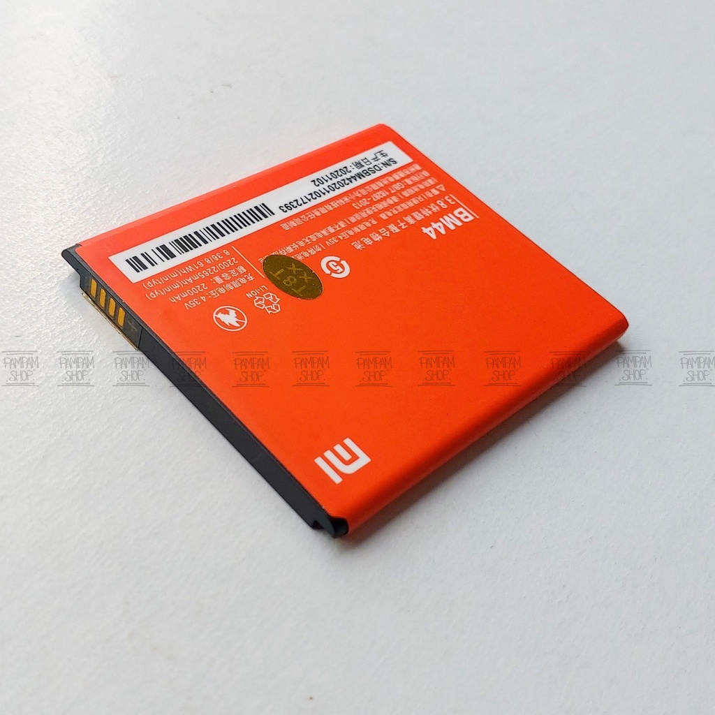 Baterai XiaoMi BM44 Redmi 2 2S Prime Original OEM Batre Batrai Battery HP Handphone BM 44 Ori