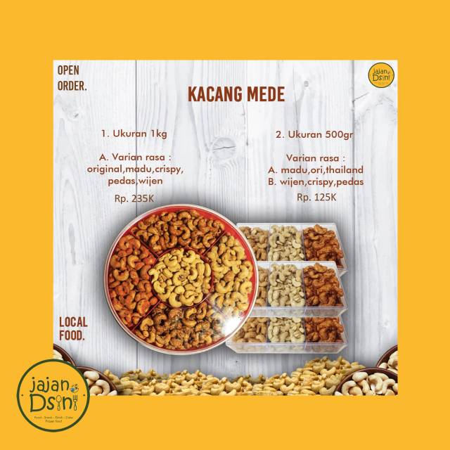 

Kacang Mede 5Varian