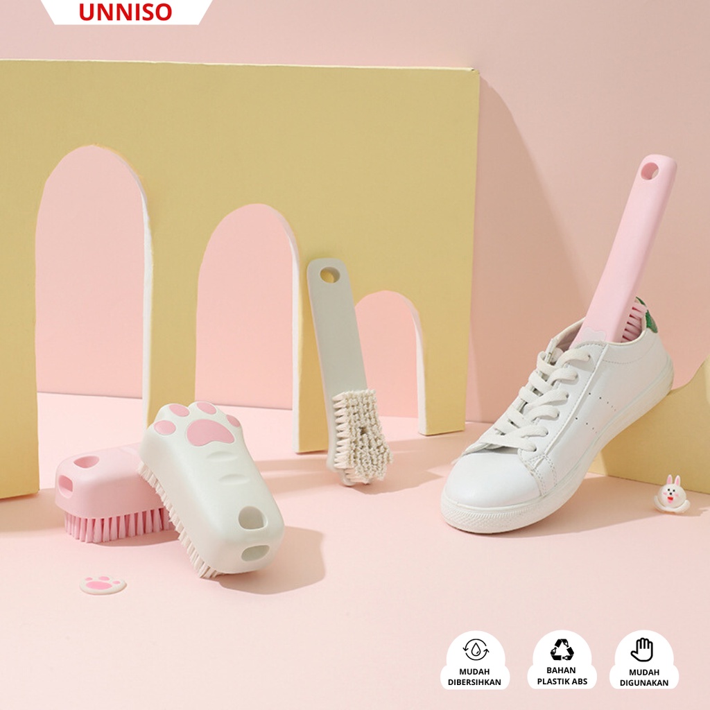 UNNISO - Neko Brush Sikat Baju Sepatu Premium Telapak Kucing