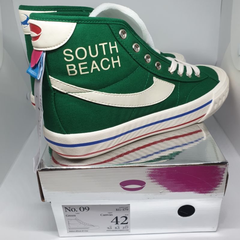 Sepatu Compass X Unkl 347 Retrograde High Hi Decon Desain No 9 Warna Green Size 42 Bnib Original