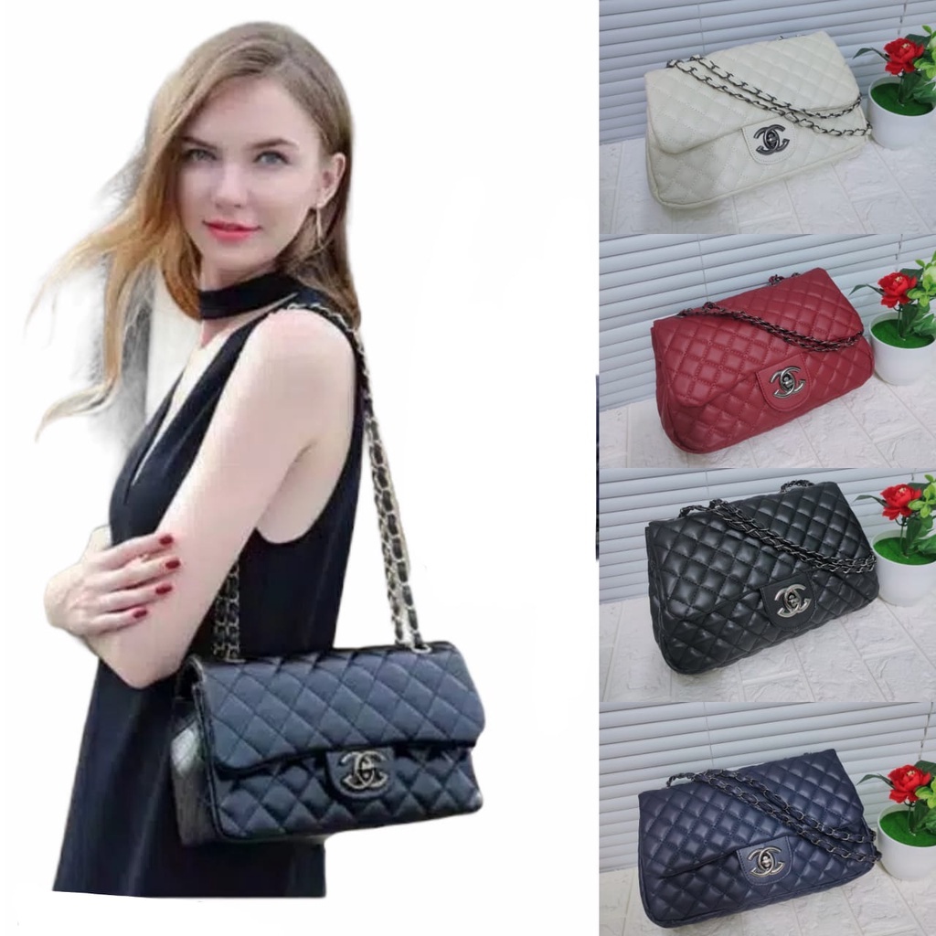 Tas wanita Maxi Murah/ Tas selempang Tali Rantai Maxi