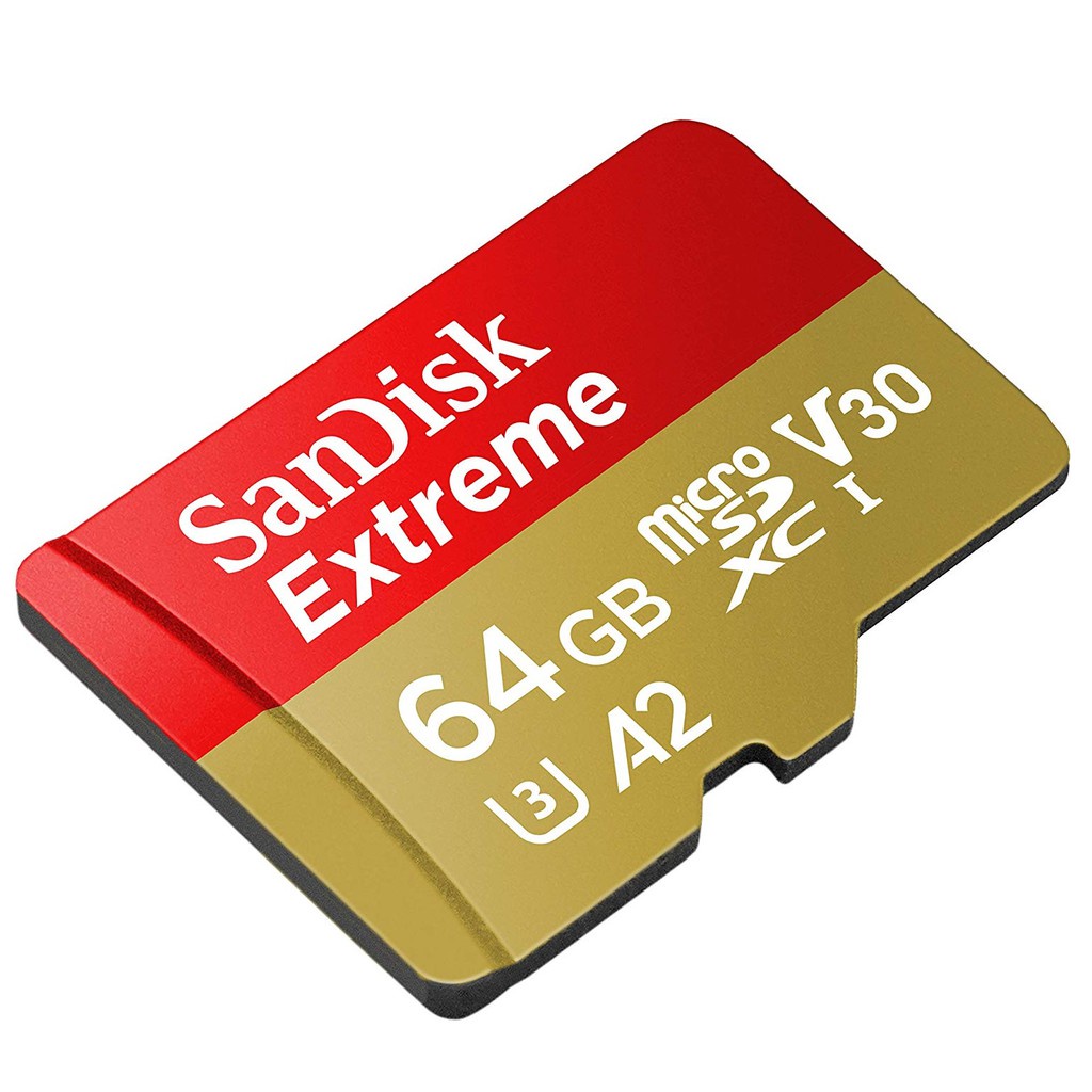 Memory Card | Micro SD 64GB SanDisk Extreme up to 170Mbps U3 A2 V30 - Garansi Resmi Lifetime