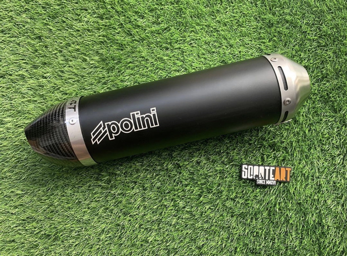 Knalpot Polini Evo 4T Fullsystem Untuk Vespa Matic iGet - Non iGet