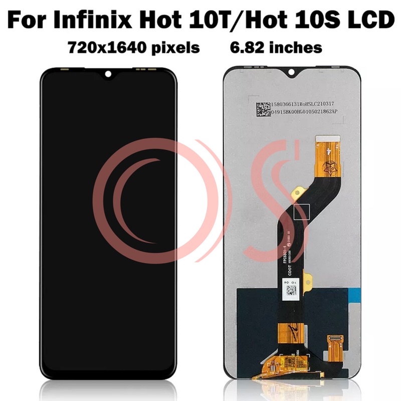 LCD TOUCHSCREEN INFINIX HOT 10S / X689 X689B X689C X689D / HOT 10T - COMPLETE