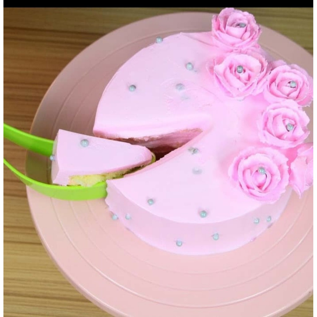 S30 CAKE SLICER PLASTIK pemotong kue pengambil cake pisau PLASTIK