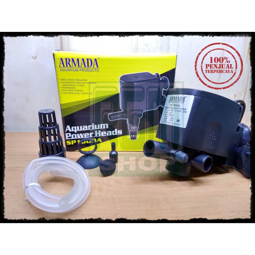 Armada SP 1600 A SP1600A mesin pompa celup aquarium aquascape murah