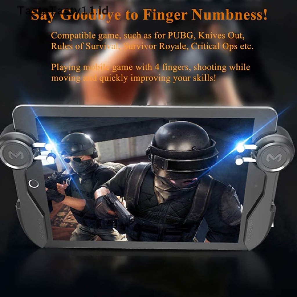 (TasteTasty) Gamepad / Controller / Joystick Enam Jari Untuk Main Game Pubg Mobile