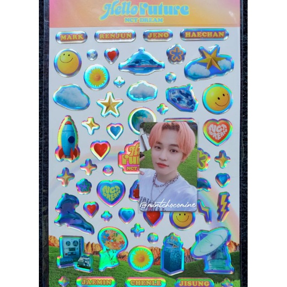 [BOOKED] Photocard PC Chenle Epoxy Hello Future Set + Sticker Unsealed [BOOKED]