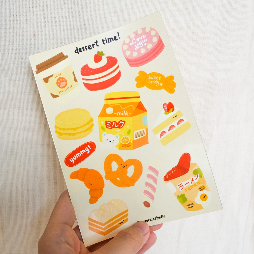 

dessert time! sticker sheet