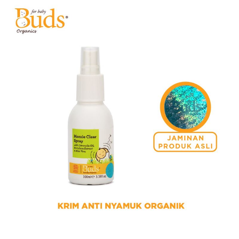 Buds Everyday Organics Mozzie Clear Spray 100ml