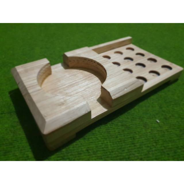Oilrack rak essential oil tempat diffuser difuser kayu Oilrack rak essential oil tempat diffuser difuser kayu