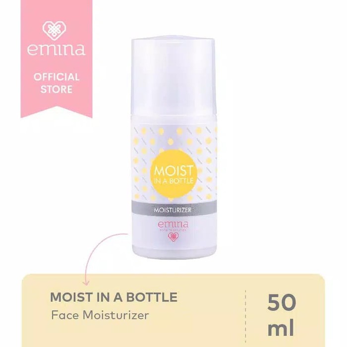 Jual EMINA MOIST IN A BOTTLE MOISTURIZER WAJAH 50ml Shopee Indonesia