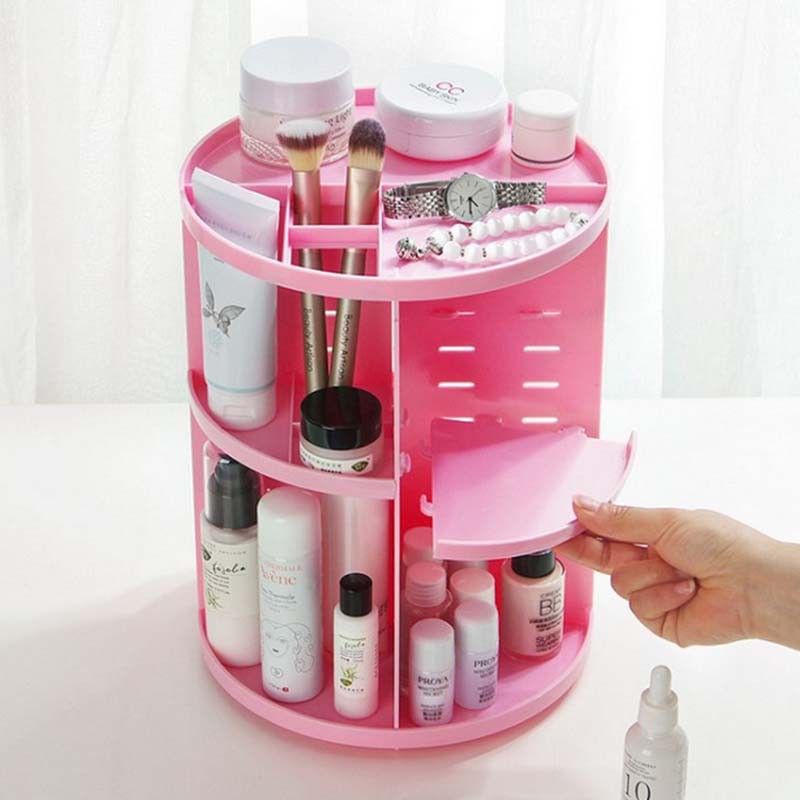 (HIGH QUALITY) Rak Organizer Make Up Kosmetik - WHITE