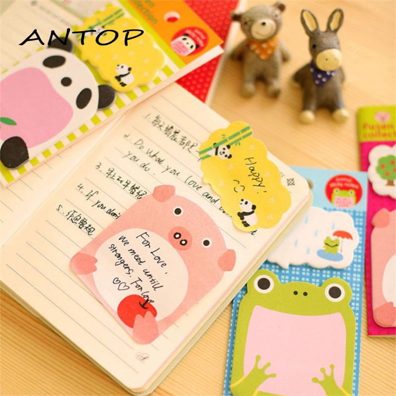 Buku Catatan Memo Post it Motif Kartun Panda Lucu Untuk Stationery Kantor