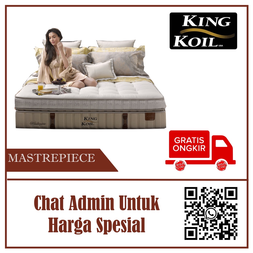 Springbed Matras Kasur Kingkoil Masterpiece 200x200