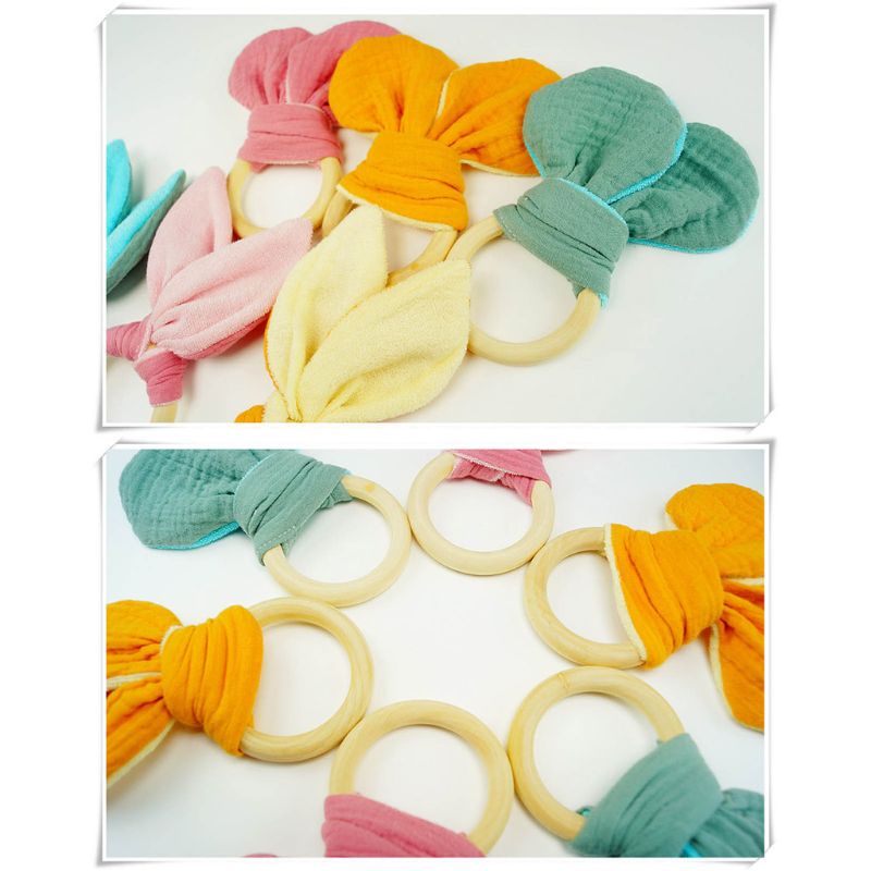 Mary Mainan Teether Bayi Newborn Bahan Kayu