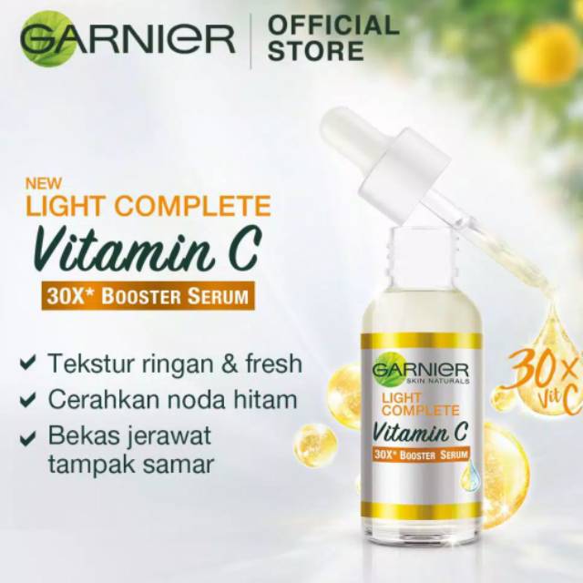 Garnier Light Complete Vitamin C Serum 30booster BUY 1 GET 1