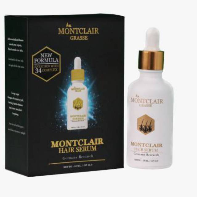 Montclair Hair Serum dari Montclair Grasse Serum Obat Penumbuh Rambut Anti Botal 100% ORIGINAL BEST SELLER Jaminan Uang Kembali