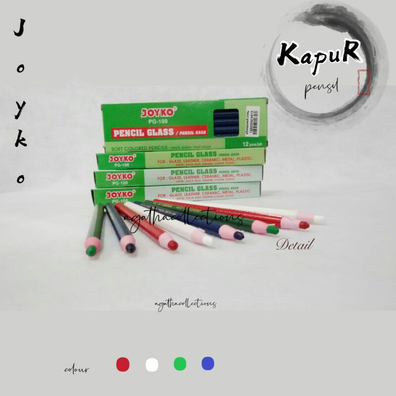 

Kapur Pensil / Pencil Glass merk joyko