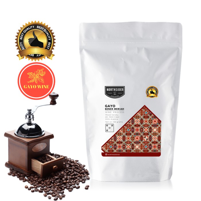 

BIJI KOPI ARABIKA ACEH GAYO NATURAL 100GR NORTHSIDER COFFEE - kkp1295