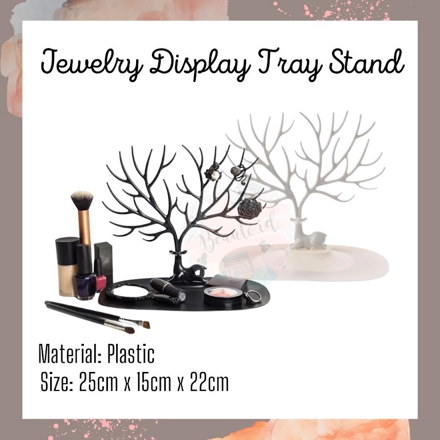 Tempat Wadah Gantung Gantungan Anting Kalung Cincin Perhiasan Aksesoris Unik Model Tanduk Rusa Aesthetic Jewelry Display Tray Stand