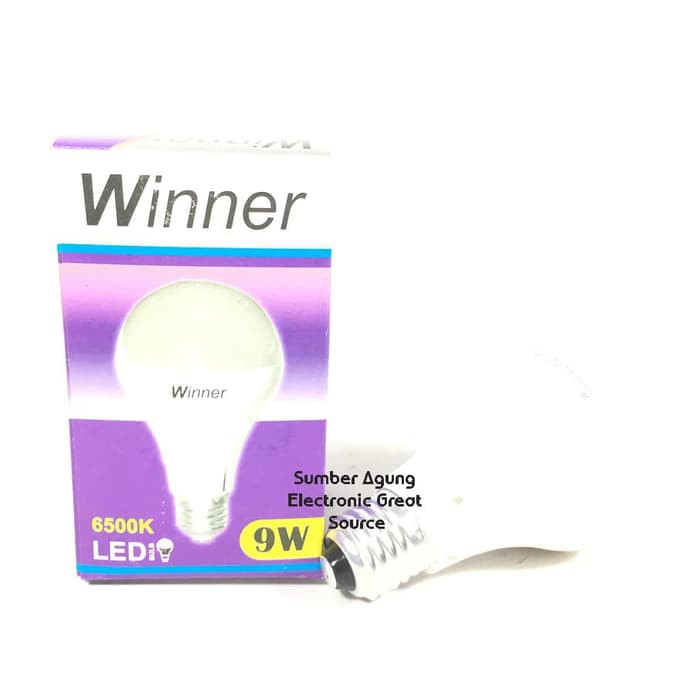 Lampu LED 9W Winner Murah Berkualitas Grosir Ecer Cahaya Putih