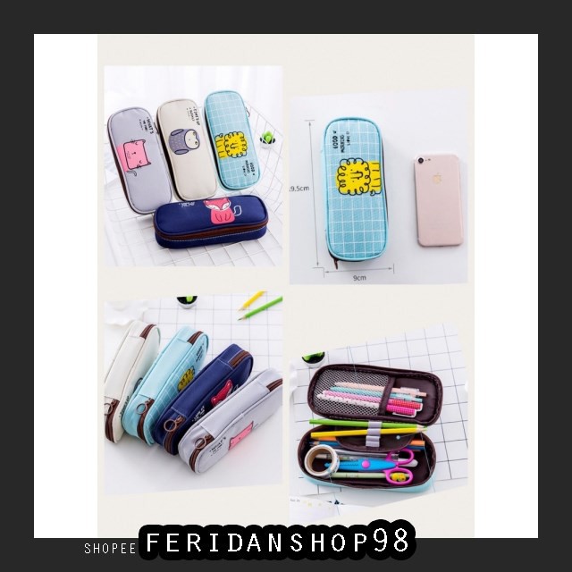 

BT572 NEW GOOD MORNING BEST CUTE ANIMAL PENCIL CASE PENCIL POUCH KOTAK PENSIL BY FERIDANSHOP98
