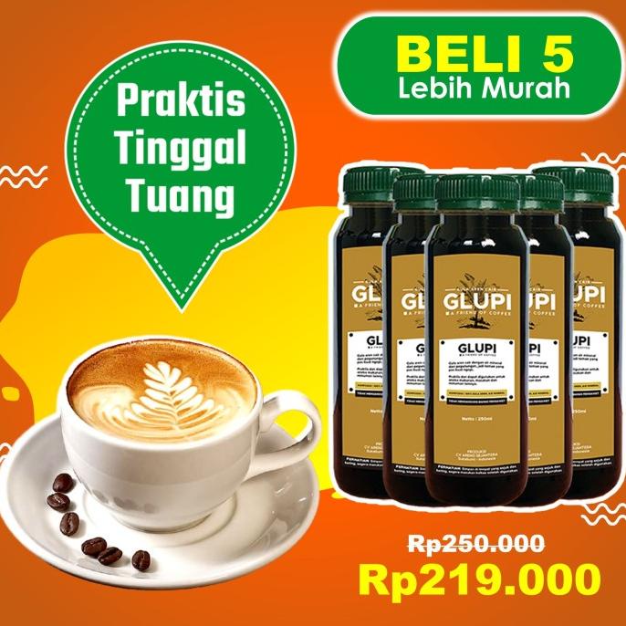 

[PAKET 5 BOTOL GLUPI] BROWN SUGAR CAIR GULA AREN MURNI UNTUK COFFEE CD364512ZX