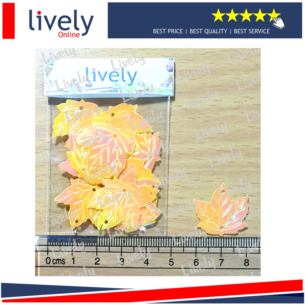 PAYET DAUN ANGGUR 22mm prakarya craft