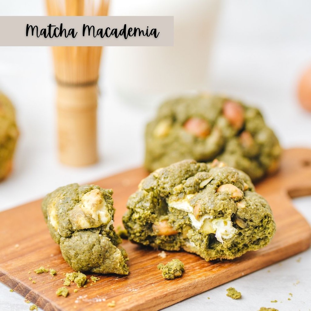 

BITES BAKERY Soft baked Cookies - Matcha Macademia White Chocolate Chips