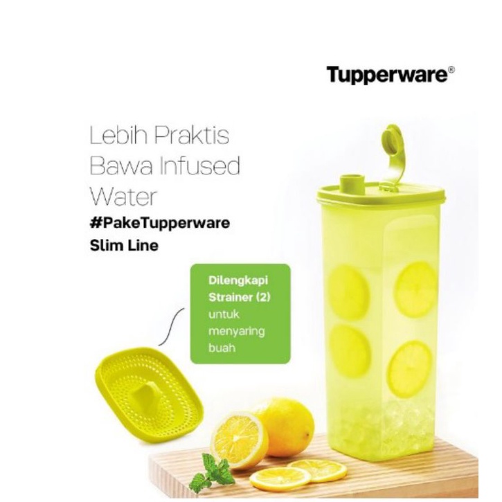 SLIM LINE TUPPERWARE 2 LITER