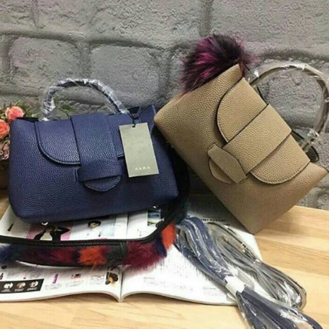 ZARA MINI CITY POMPOM ORIGINAL