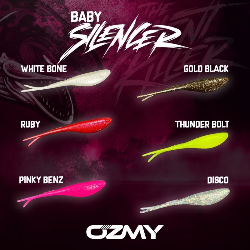 Soft Lure BABY Ozmy  silincer  12cm + hook ozmy 5/0