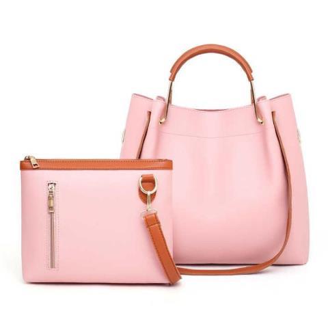 BJ67350 (2IN1) - BEIGE/PINK/REDWINE - TAS SALE HANDBAG TOTEBAG JINJING SLEMPANG IMPORT TAS WANITA FASHION IMPORT MODIS ELEGAN TERMURAH TERLARIS TERBARU BAGSTORE JAKARTA TAS BATAM ZCJ7350