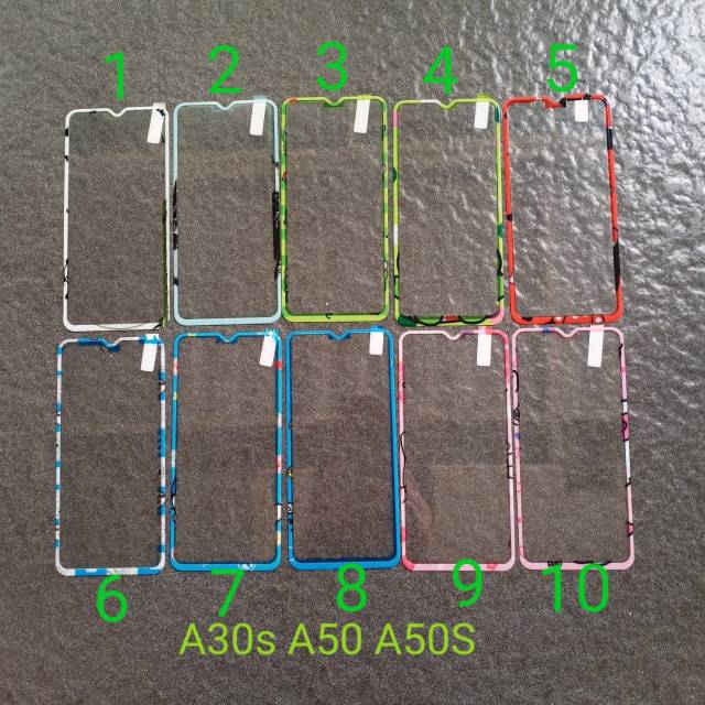 Tempered glass Samsung A30S A50 A50S ( 4 motif ) motif gambar karakter anti gores kaca screen guard