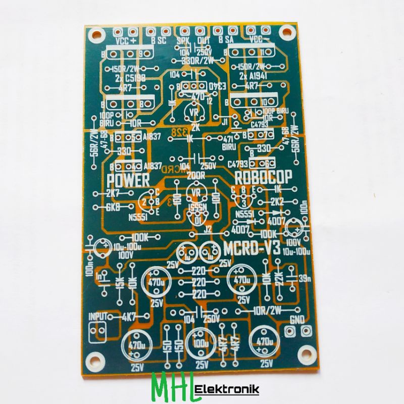 PCB Driver Power Amplifier Mono MCRD V3 Robocop Tipe 328