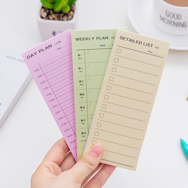 Pad Sticky Note Memo Jadwal Mingguan Bulanan-1