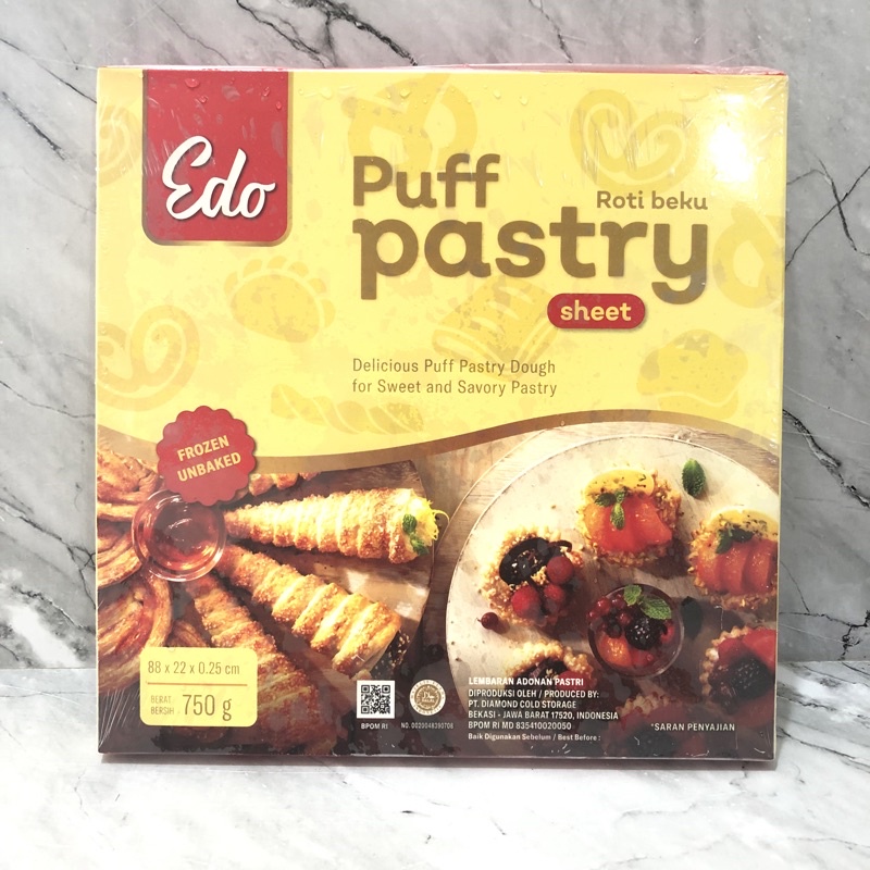 

Edo Puff Pastry 750gr [OJOL ONLY / MEDAN MEDAN SAJA]