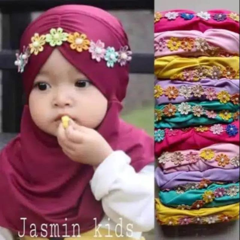 Jilbab Bayi Melati / Jilbab Anak Melati