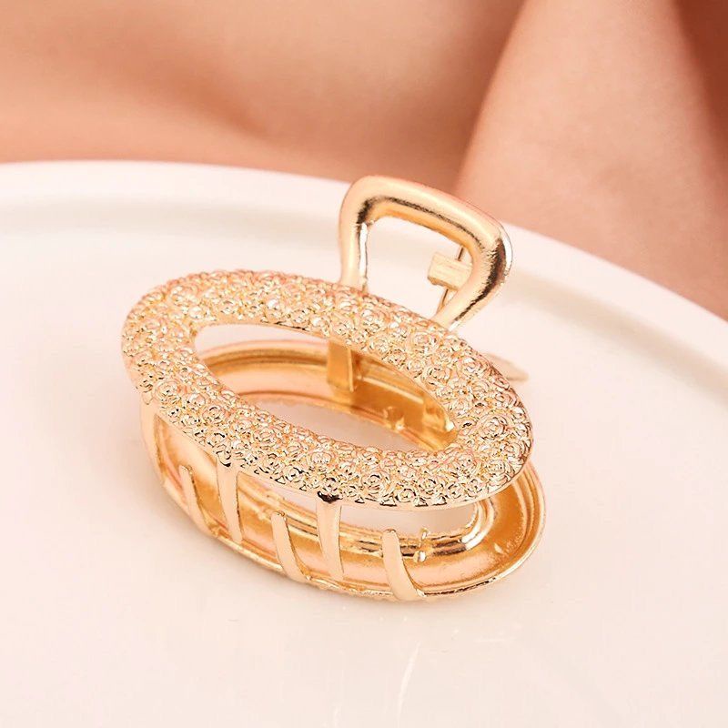 Jepit Rambut Fashion Korea Gold Jepitan Aksesories Premium Bahan Metal