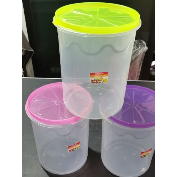 toples/tempat krupuk/tempat peyek trisula 4 liter