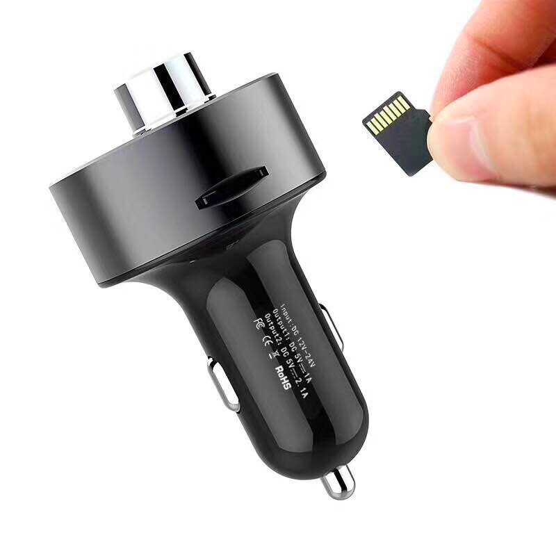 D810 Bluetooth V4.2 Handsfree 5V 3.1A FM Transmitter Car Charger MP3